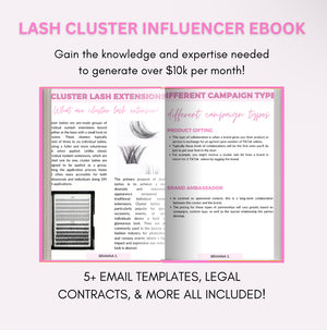 The Ultimate Cluster Lash Influencer eBook