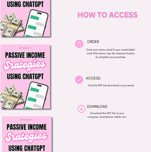 Passive Income Using ChatGPT Ebook