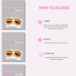 The Ultimate Cluster Lash Mapping Ebook