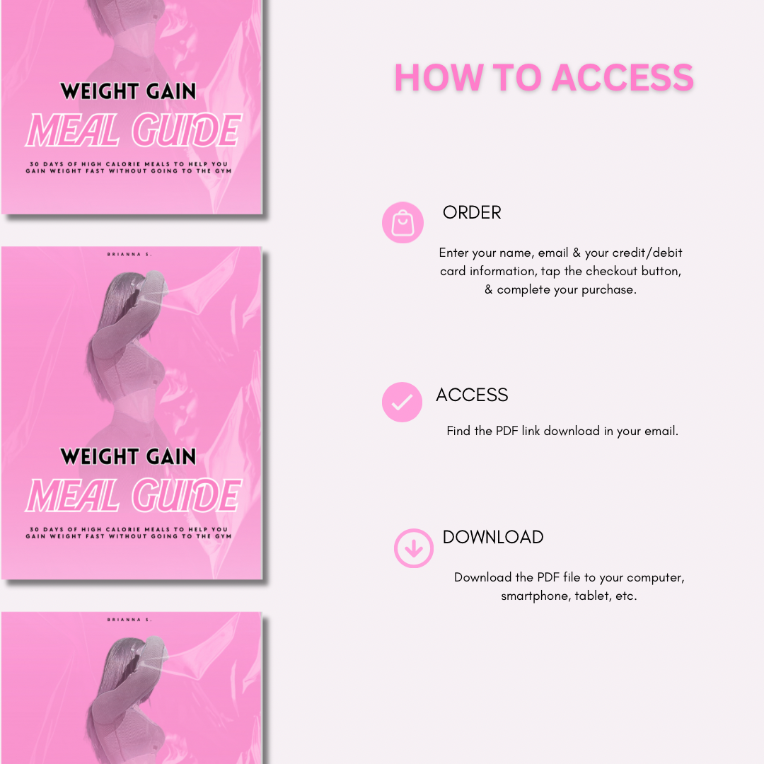 Weight Gain Meal Guide