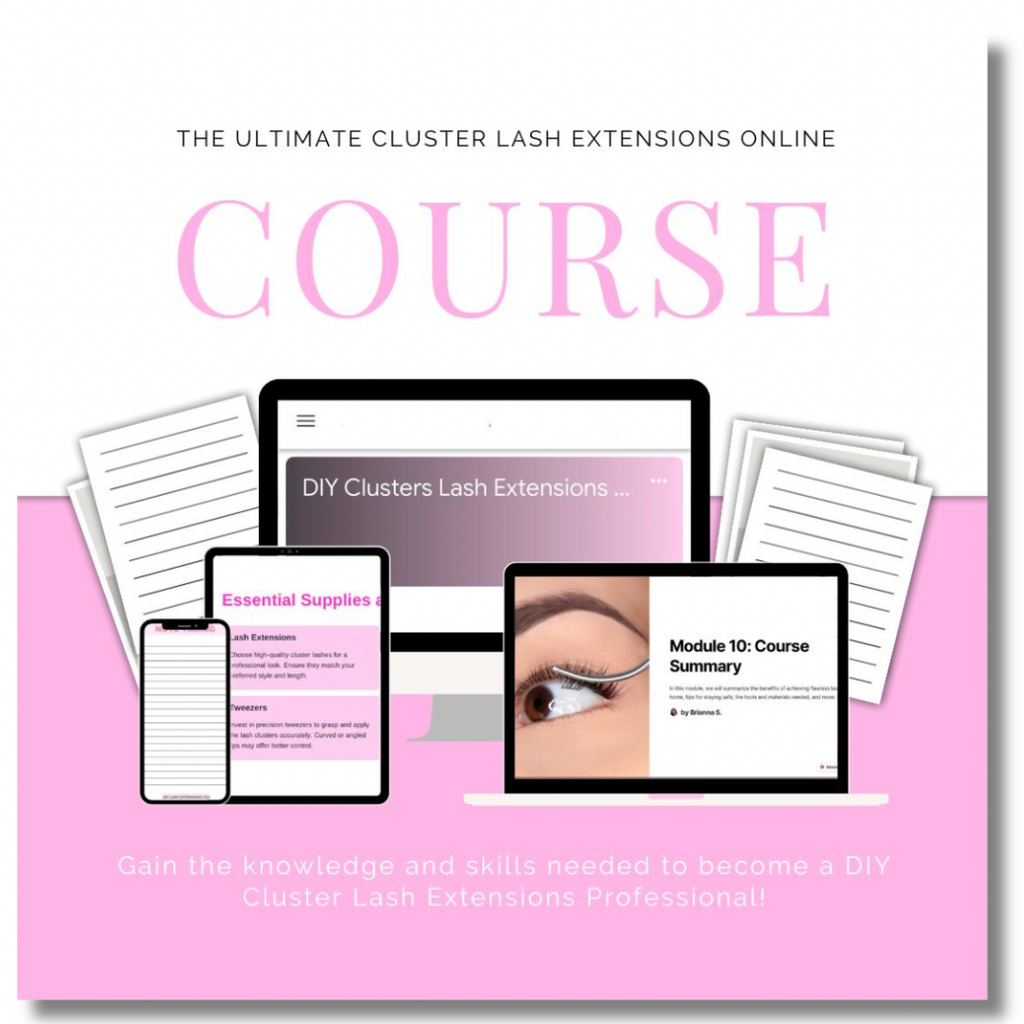 DIY Cluster Lash Extensions 101 Course