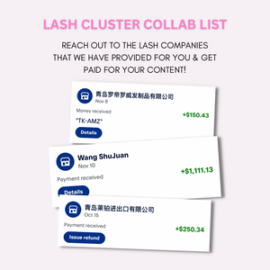 The Ultimate Lash Cluster Collab List